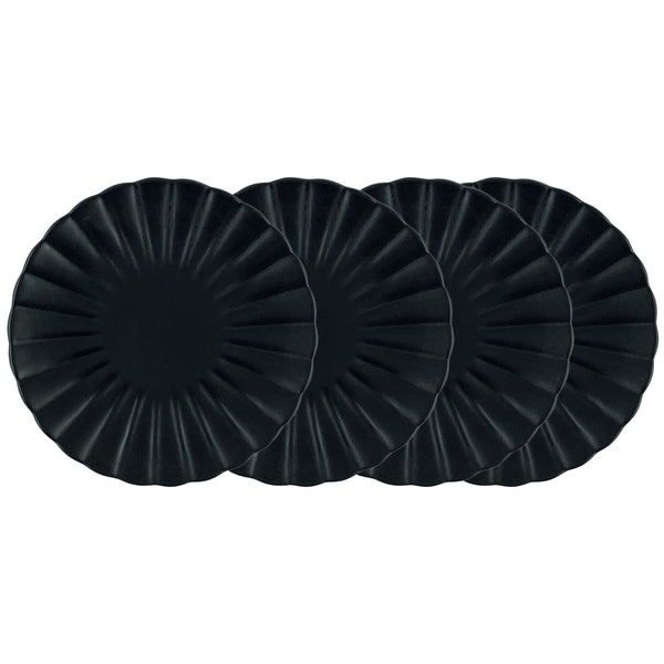 canvas home Lafayette Noir Stoneware Salad Plate Set of 4