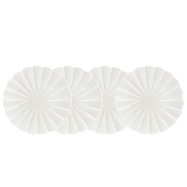 canvas home Lafayette Pearl White Stoneware Bread Plate Set of 4