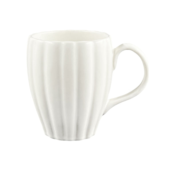 Canvas Home Lafayette Pearl White Stoneware Coffee Mug Set Of 4
