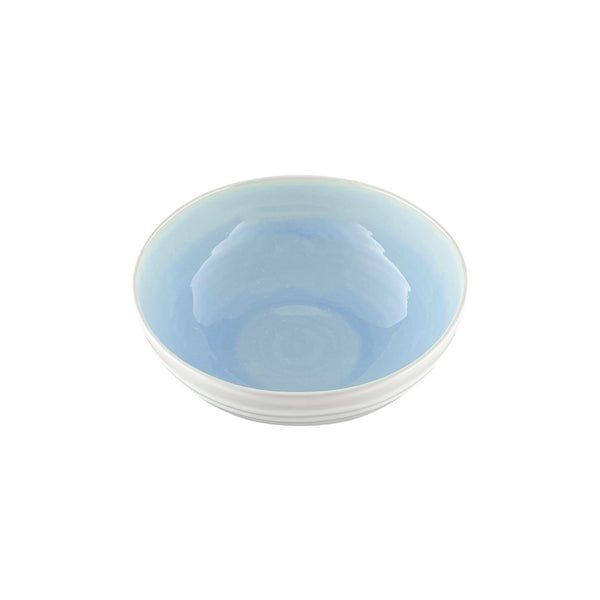 Canvas Home Lines Blue Stoneware Cereal Bowl Set Of 4