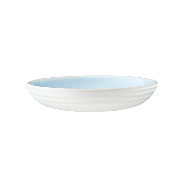 canvas home Lines Blue Stoneware Pasta Bowl Set of 4