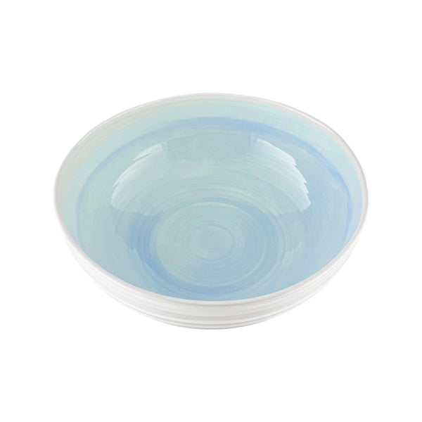 Canvas Home Lines Blue Stoneware Salad Bowl Set Of 4