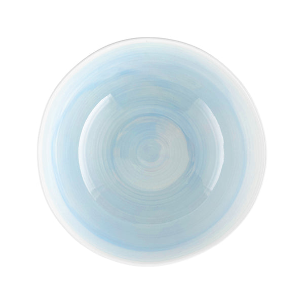 Canvas Home Lines Blue Stoneware Salad Bowl Set Of 4