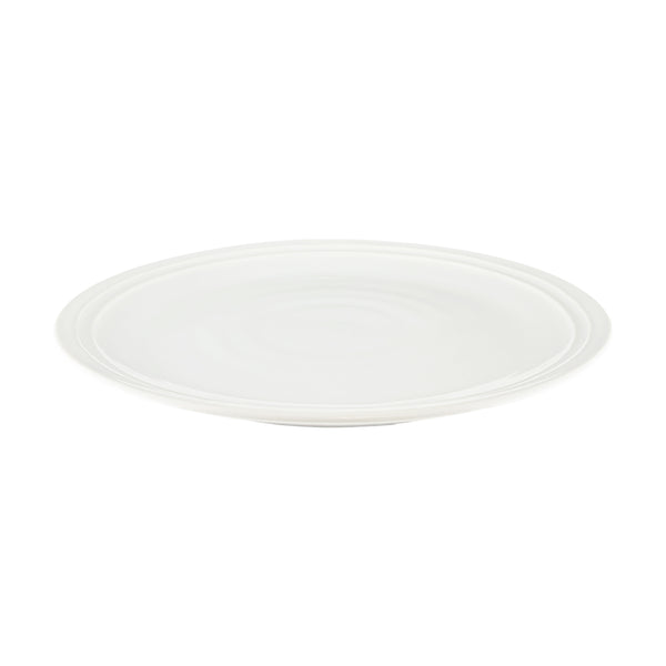 Canvas Home Lines White Stoneware Dinner Plate Set Of 4