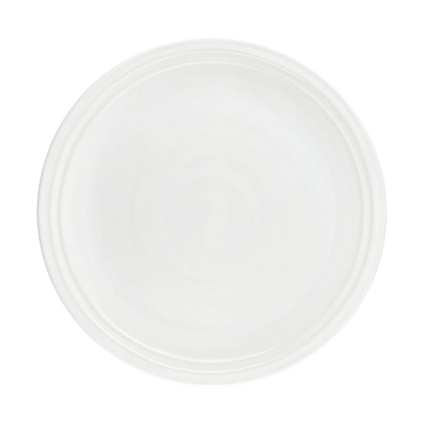 canvas home Lines White Stoneware Dinner Plate Set of 4