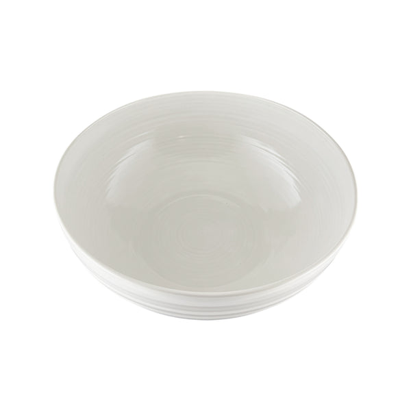 Canvas Home Lines White Stoneware Salad Bowl Set Of 4