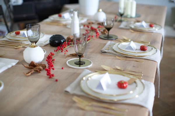 Canvas Home Oslo Matte Gold Stainless Steel 5 Piece Cutlery Set - Service For 1