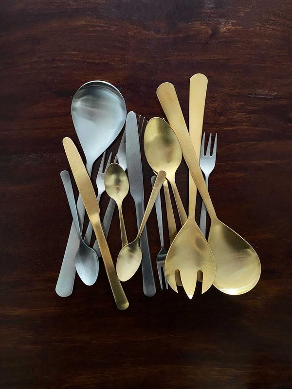 Canvas Home Oslo Matte Stainless Steel 5 Piece Cutlery Set - Service For 1