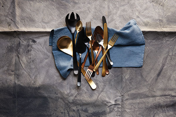 Canvas Home Oslo Matte Stainless Steel 5 Piece Cutlery Set - Service For 1
