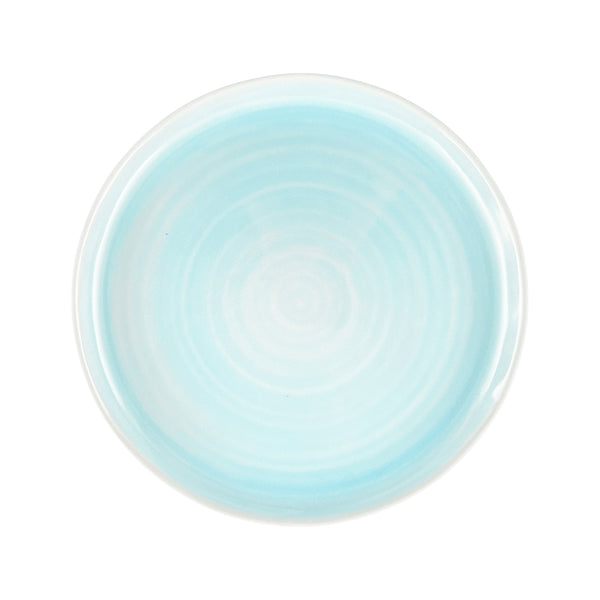 Canvas Home Pinch Aqua Stoneware 4 Piece Dinnerware Set Service For 1