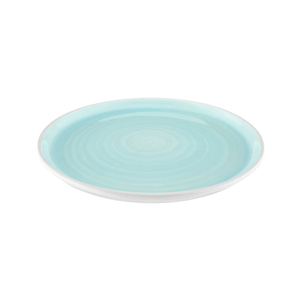 Canvas Home Pinch Aqua Stoneware 4 Piece Dinnerware Set Service For 1