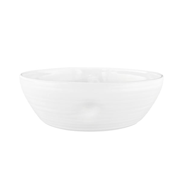 canvas home Pinch Large Salad Serving Bowl in White