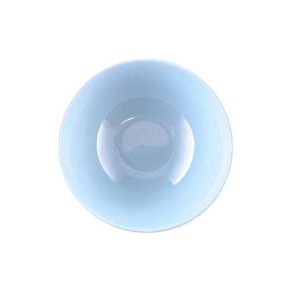 Canvas Home Shell Bisque Blue Porcelain Cereal Bowl Set Of 4