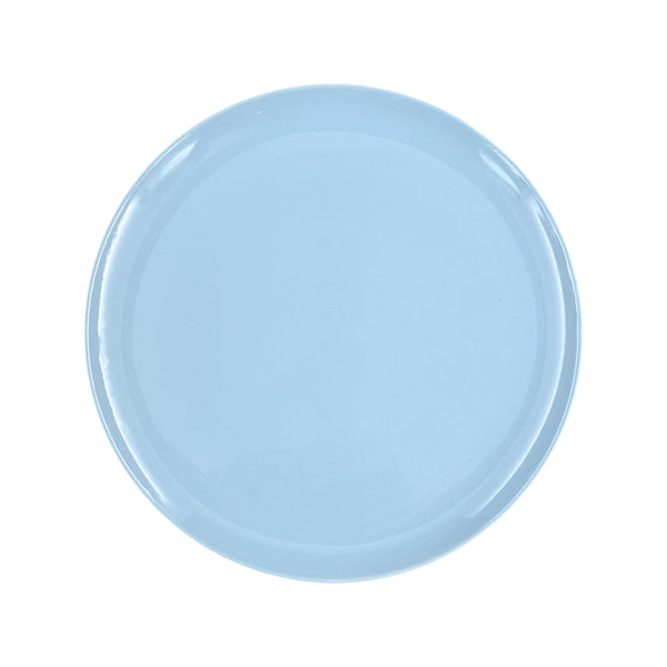 canvas home Shell Bisque Blue Porcelain Dinner Plate Set of 4