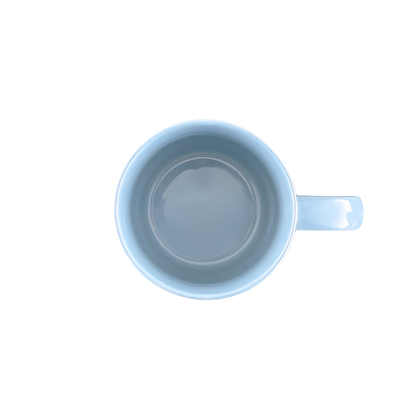 Canvas Home Shell Bisque Blue Porcelain Mug Set Of 4