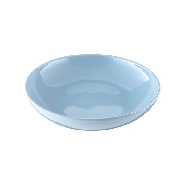 Canvas Home Shell Bisque Blue Porcelain Pasta Bowl Set Of 4