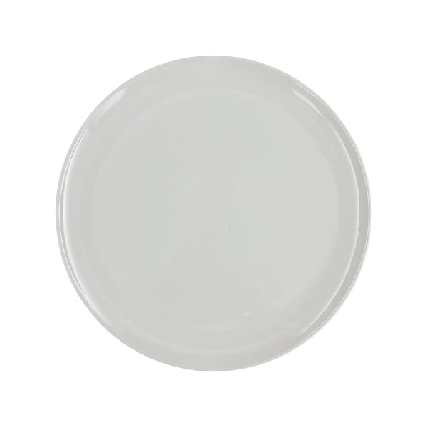 Canvas Home Shell Bisque Grey Porcelain 3 Piece Dinnerware Set Service For 1