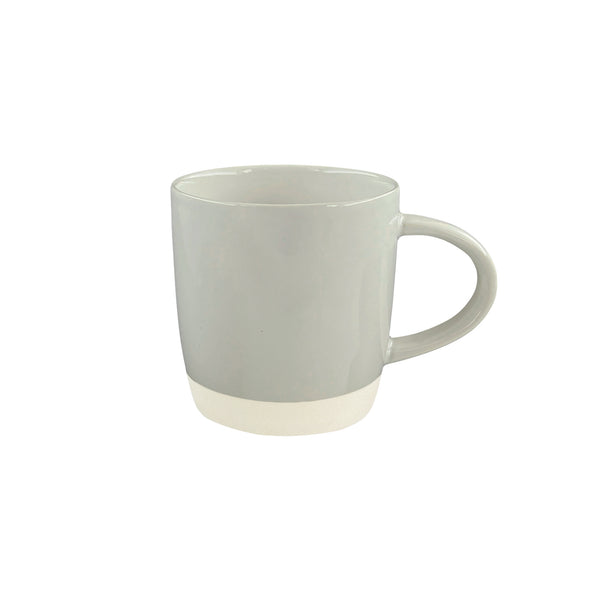 canvas home Shell Bisque Grey Porcelain Mug Set of 4