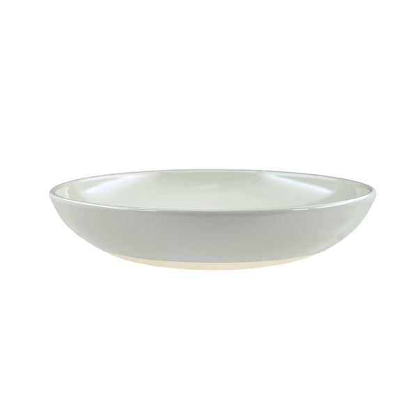 canvas home Shell Bisque Grey Porcelain Pasta Bowl Set of 4