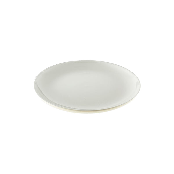 Canvas Home Shell Bisque Grey Porcelain Salad Plate Set Of 4