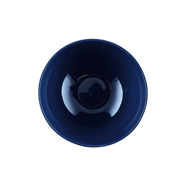 Canvas Home Shell Bisque Indigo Porcelain Cereal Bowl Set Of 4