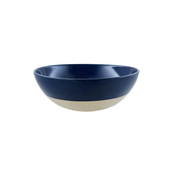 canvas home Shell Bisque Indigo Porcelain Cereal Bowl Set of 4