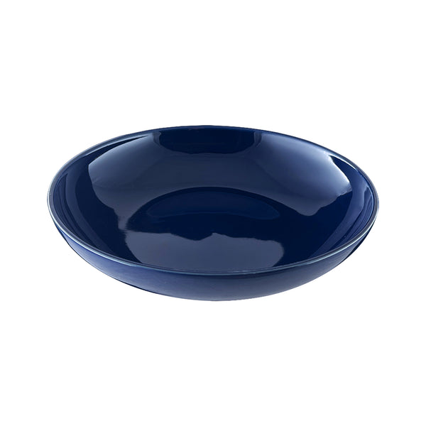 Canvas Home Shell Bisque Indigo Porcelain Pasta Bowl Set Of 4