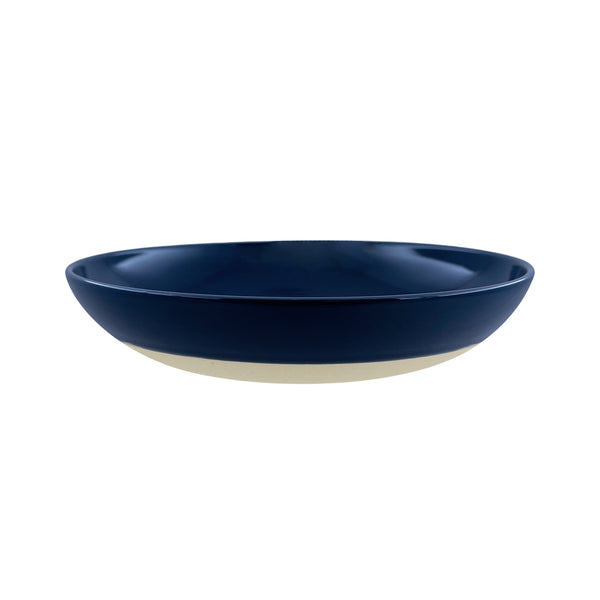 canvas home Shell Bisque Indigo Porcelain Pasta Bowl Set of 4