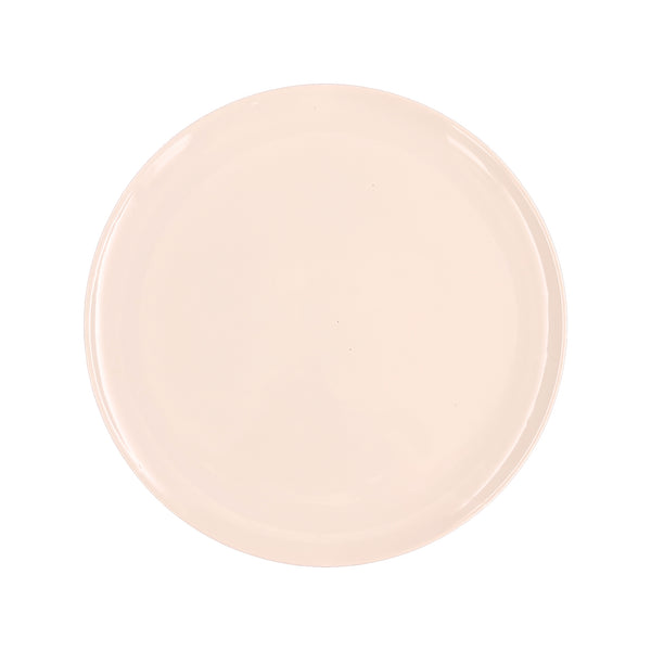 canvas home Shell Bisque Soft Pink Porcelain Dinner Plate Set of 4
