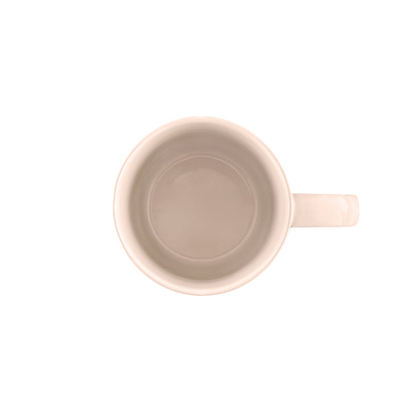 Canvas Home Shell Bisque Soft Pink Porcelain Mug Set Of 4