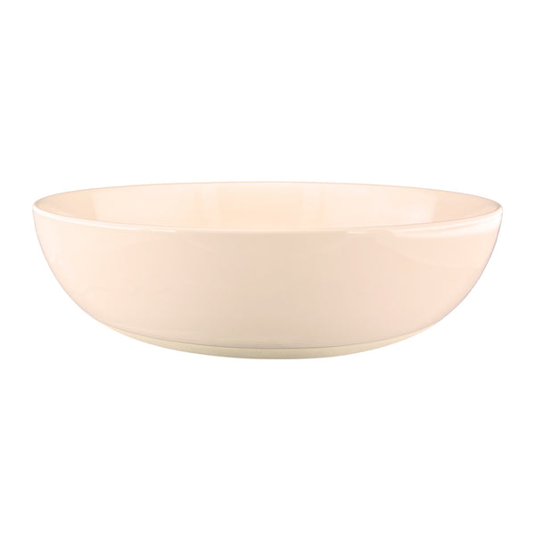 canvas home Shell Bisque Soft Pink Porcelain Round Serving Bowl