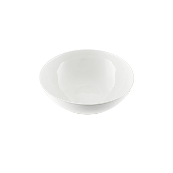 Canvas Home Shell Bisque White Porcelain Cereal Bowl Set Of 4