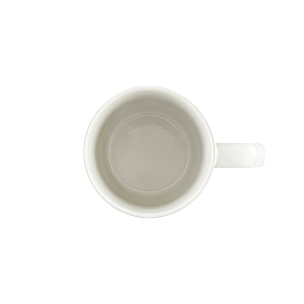 Canvas Home Shell Bisque White Porcelain Mug Set Of 4