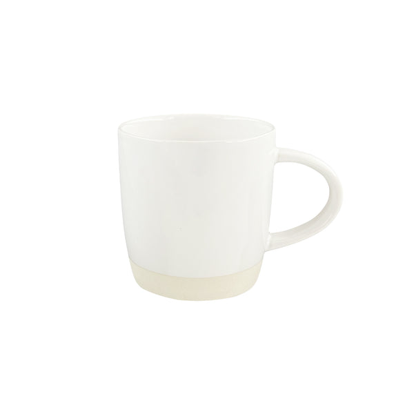 canvas home Shell Bisque White Porcelain Mug Set of 4