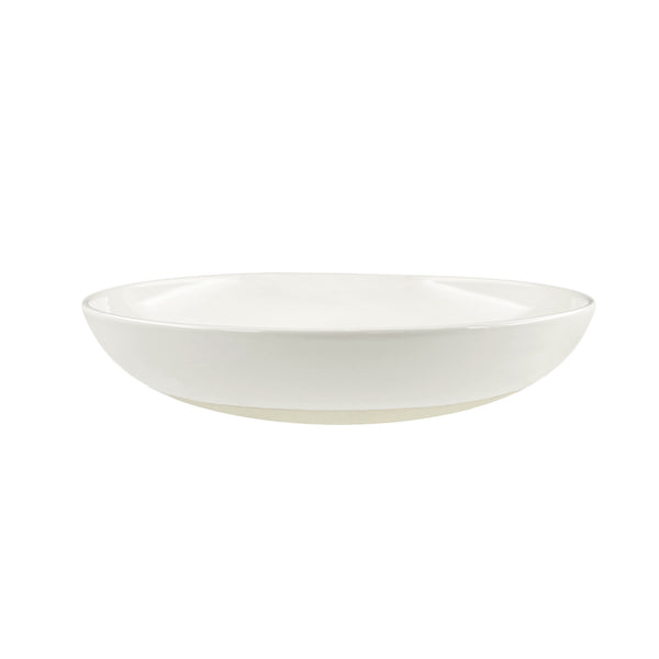 canvas home Shell Bisque White Porcelain Pasta Bowl Set of 4