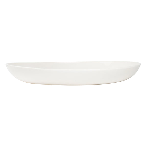 canvas home Shell Bisque White Porcelain Salad Serving Bowl