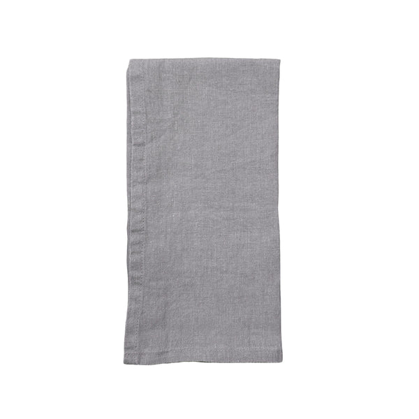 Canvas Home Stone Washed Charcoal Linen Napkin Set Of 4