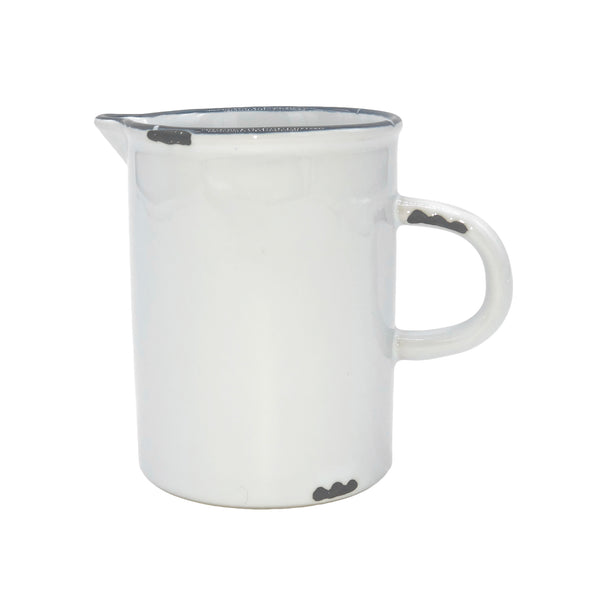 Canvas Home Tinware 7-Piece Prep Set- White W/ Slate Rim