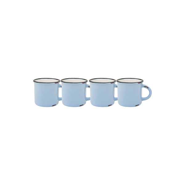 Canvas Home Tinware Espresso Mug In Cashmere Blue - Set Of 4