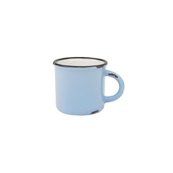 canvas home Tinware Espresso Mug in Cashmere Blue - Set of 4