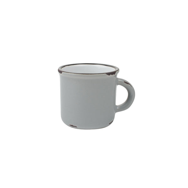 canvas home Tinware Espresso Mug in Light Grey - Set of 4