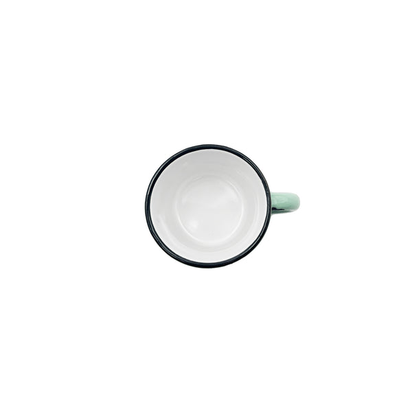 Canvas Home Tinware Espresso Mug In Pea Green - Set Of 4