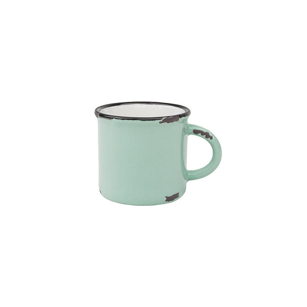 canvas home Tinware Espresso Mug in Pea Green - Set of 4