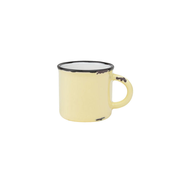canvas home Tinware Espresso Mug in Yellow - Set of 4