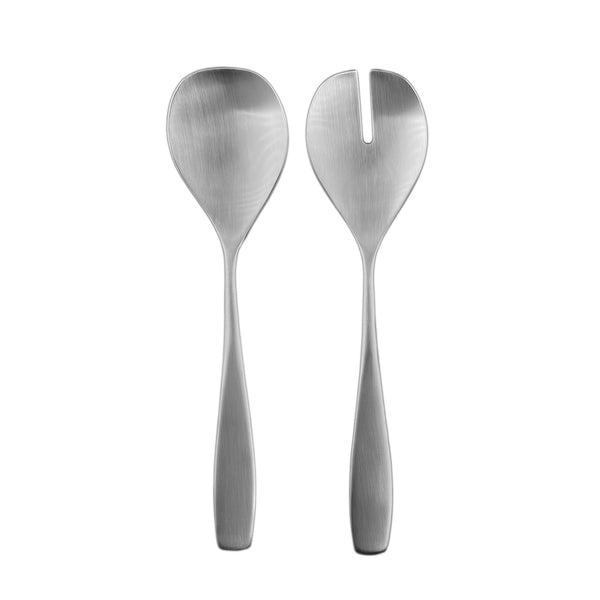 canvas home Voss Brushed Stainless Steel 2 Piece Salad Serving Set