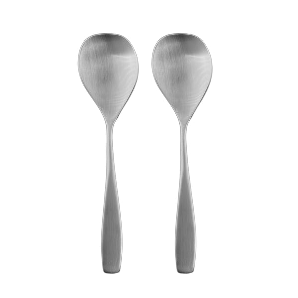 canvas home Voss Brushed Stainless Steel 2 Piece Serving Spoon Set