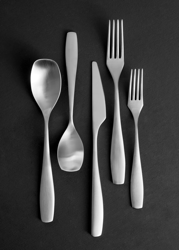 Canvas Home Voss Brushed Stainless Steel 5 Piece Cutlery Set - Service For 1