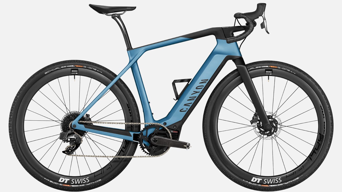 canyon Grail:ON CF 8 eTap Discovery Blue