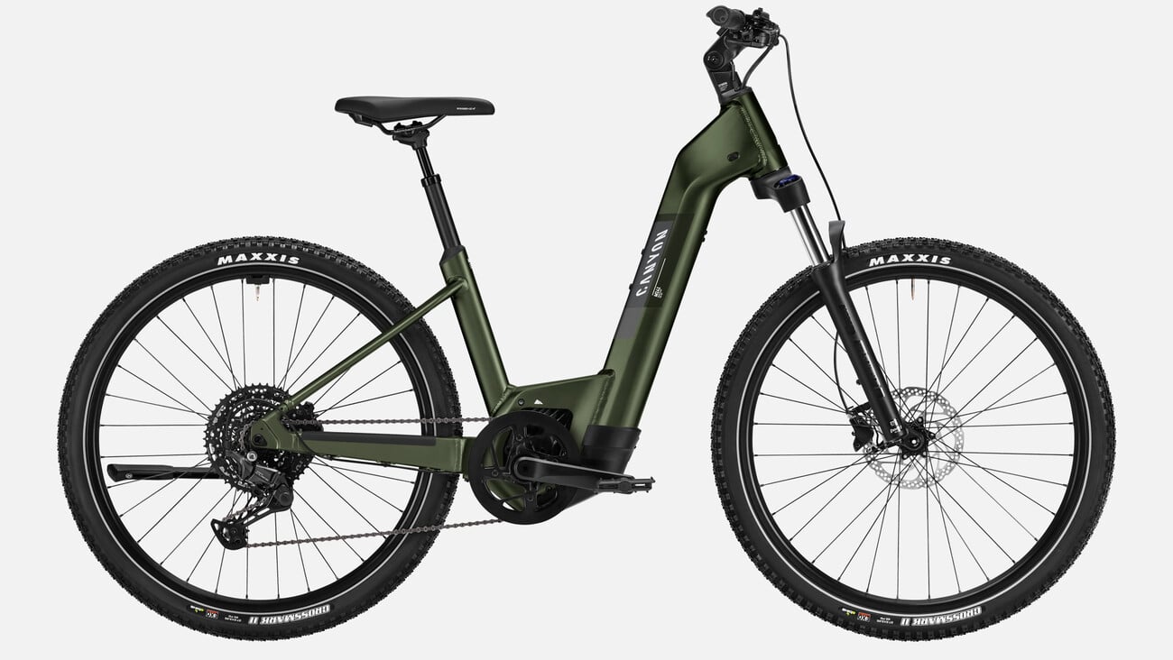 canyon Pathlite:ON 5 SUV step-through Tundra Green