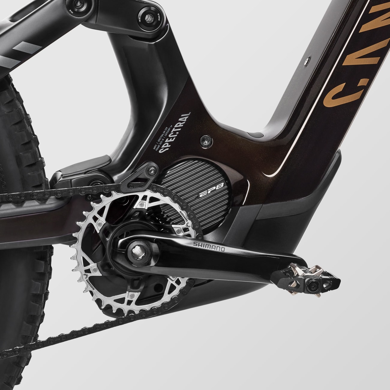 Canyon Spectral:ON CFR Golden Stealth